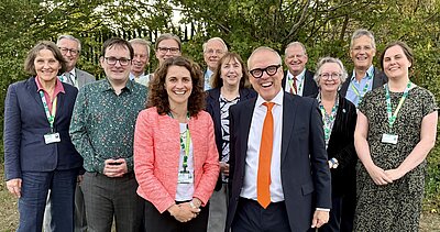EHDC Lib Dem councillor group with Dominic Martin