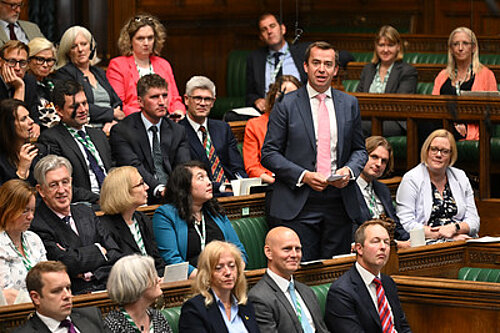 Calum Miller in Parliament