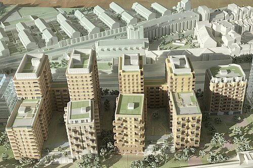 model of proposed o2 site